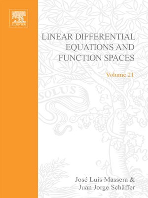 cover image of Linear Differential Equations and Function Spaces